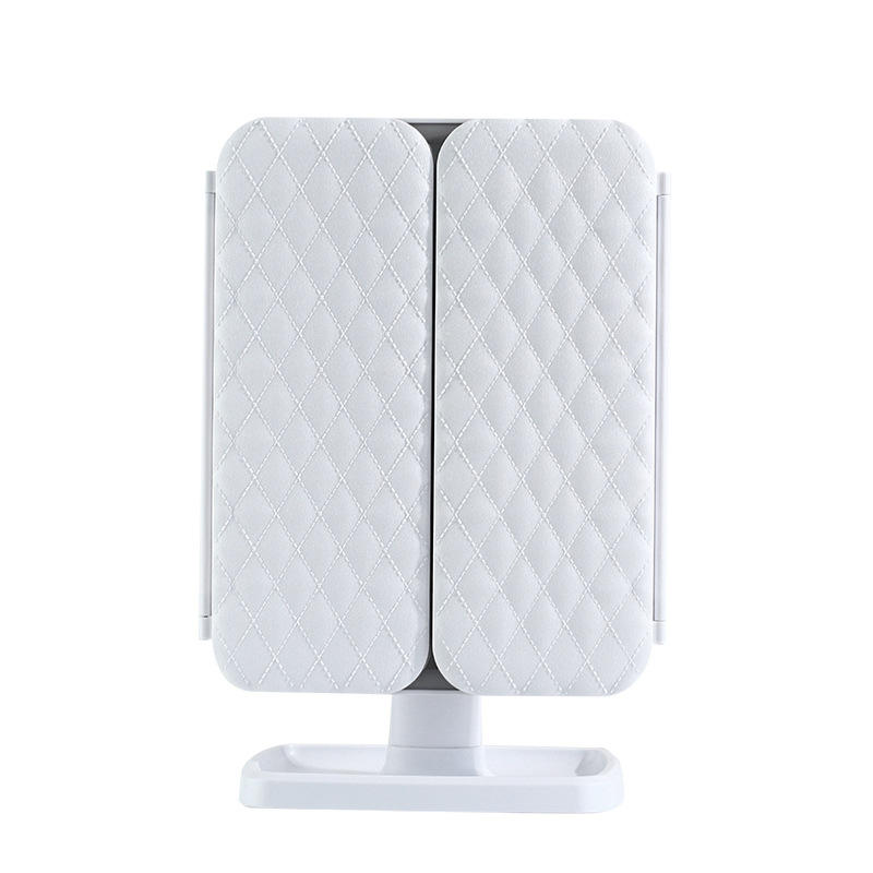 OliveBay™ Vanity Mirror: Tri-Fold Zoom 1x/2x/3x