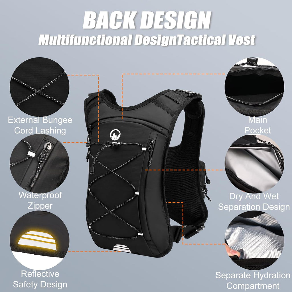 Running Vest Backpack With Water Bag