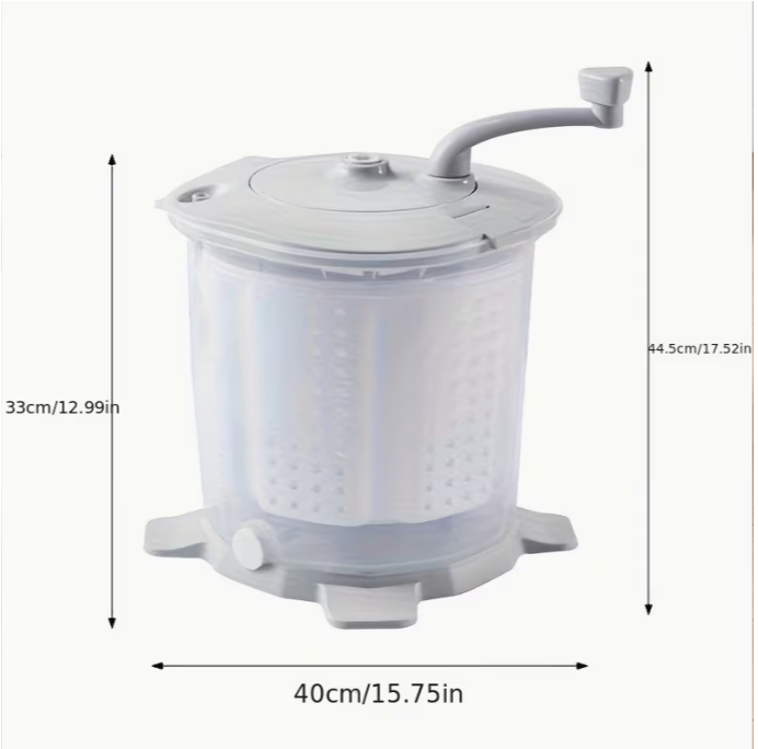 Manual Laundry Washer with Spin Dryer
