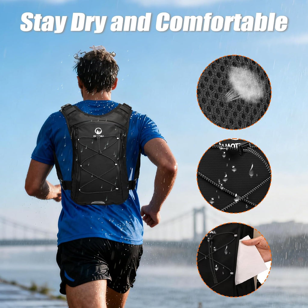 Running Vest Backpack With Water Bag