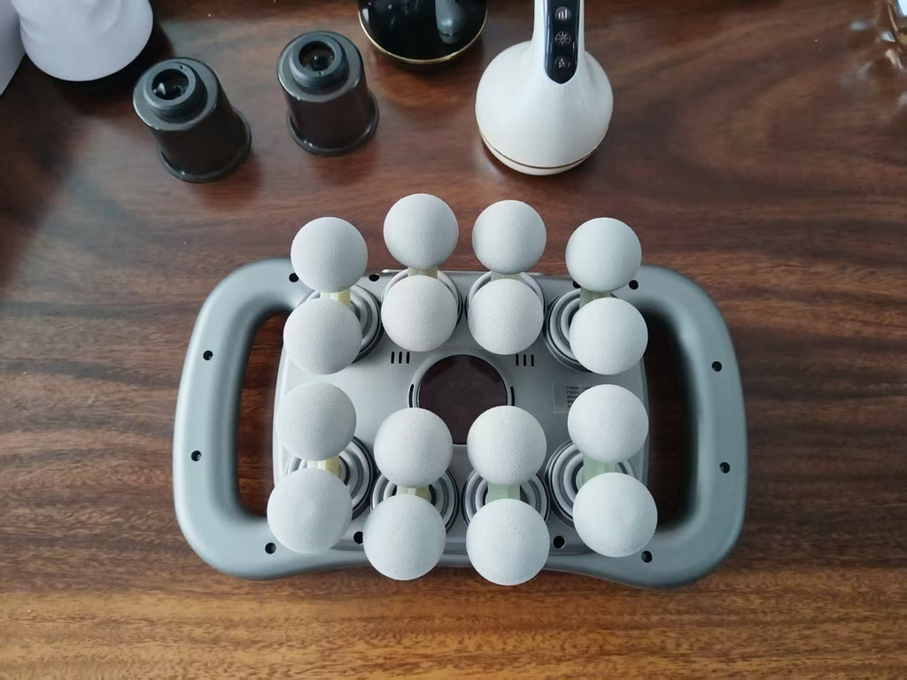 Hand held Deep Tissue Muscle Massager with 16 Heads